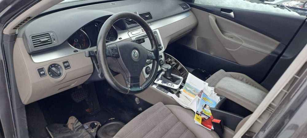 Interior de piele Alcantara culoare CREM pentru VW Passat B6 , Passat CC , Passat B7