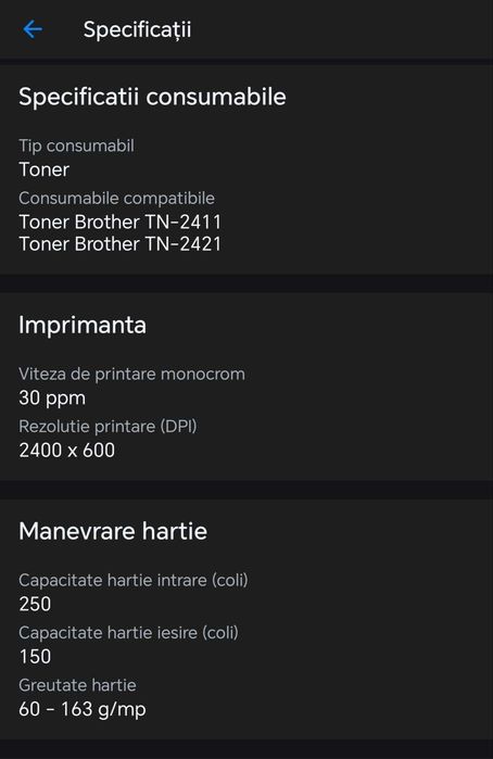 Imprimanta laser monocrom Brother HL-L2312D, A4, Duplex