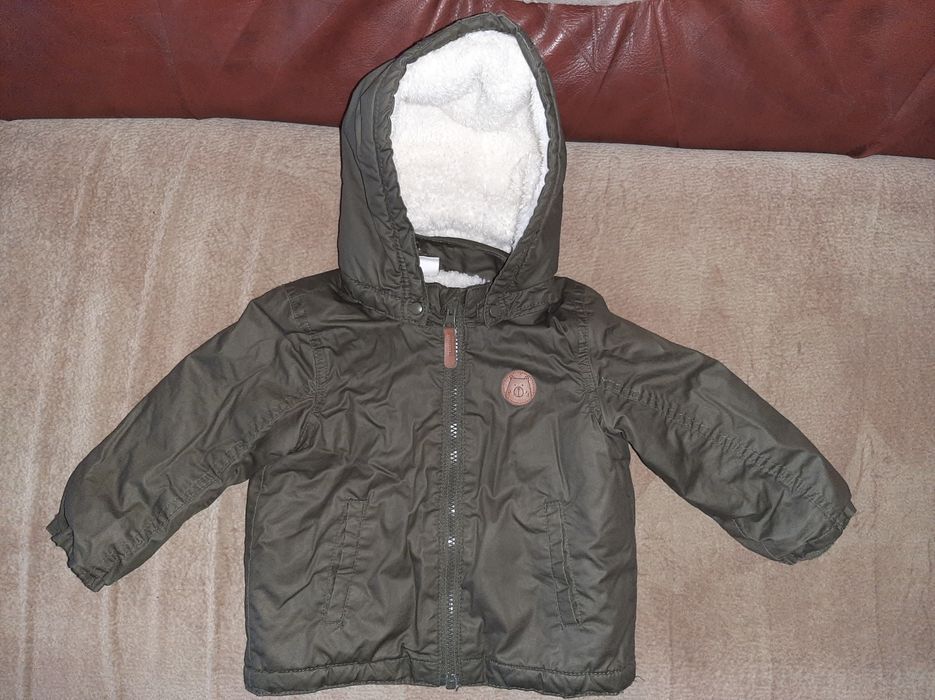 Geacă îmblănită copii H&M,Nr:86