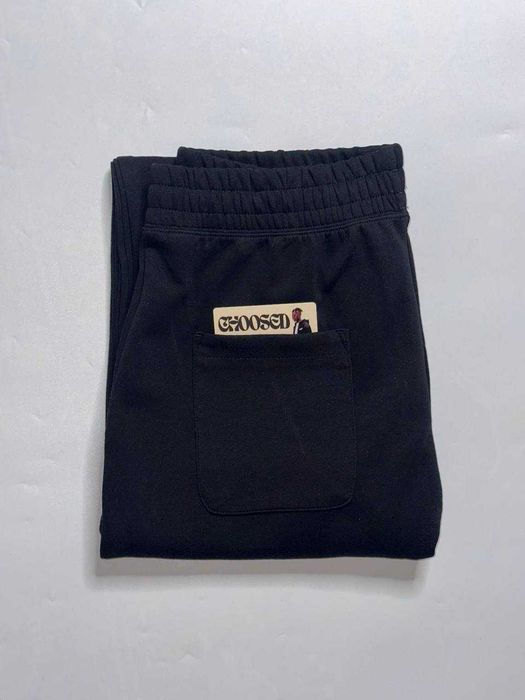 Штаны широкие черные бренд