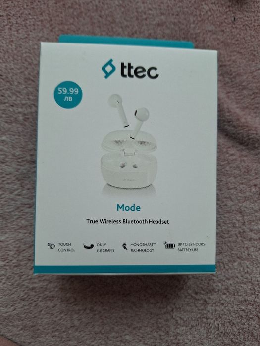 Чисто нови безжични слушалки ttec