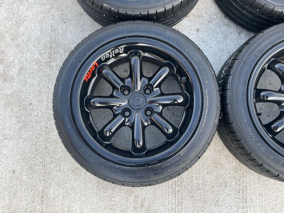 Jante 14 renault , 4x100 , 6.5j et 23 , cb 60.1 mm , 195 45 14 vara