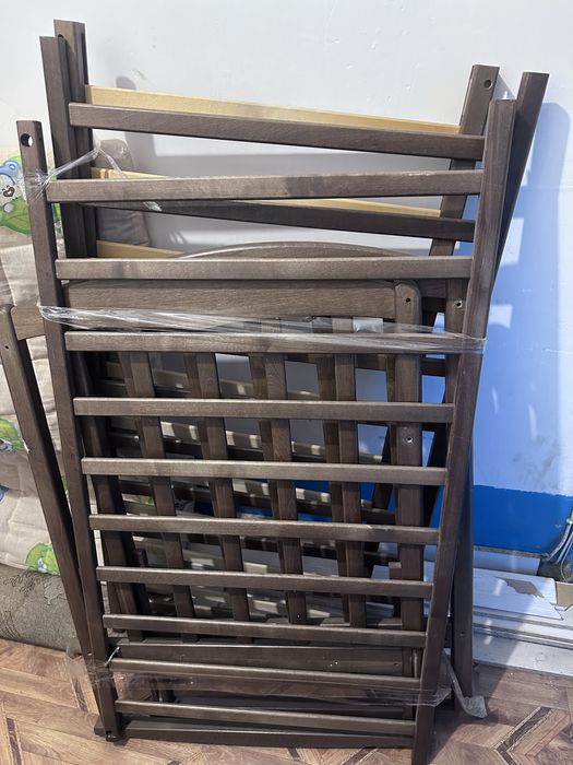 Кровать детская с матрацом из гречки