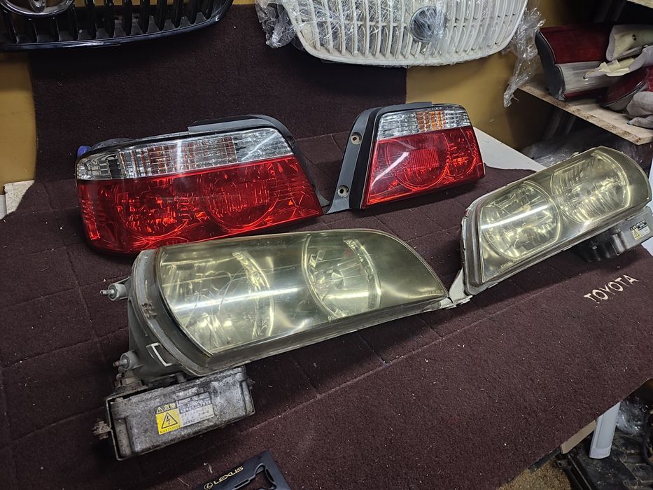 Toyota Chaser чайзер. Оптика. Фары ксенон и галоген. Рестаил фонари: 60 ...