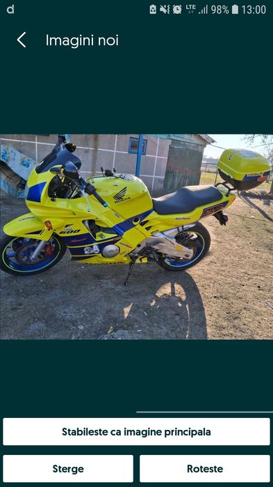 Vand schimb honda cbr f2