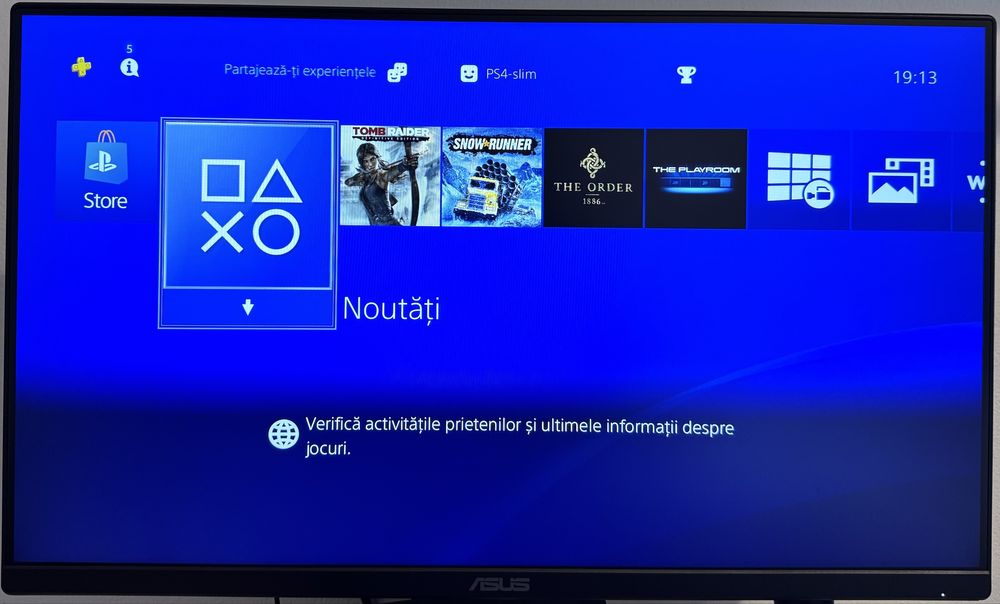 PS4 slim cu un controller si joc cadou