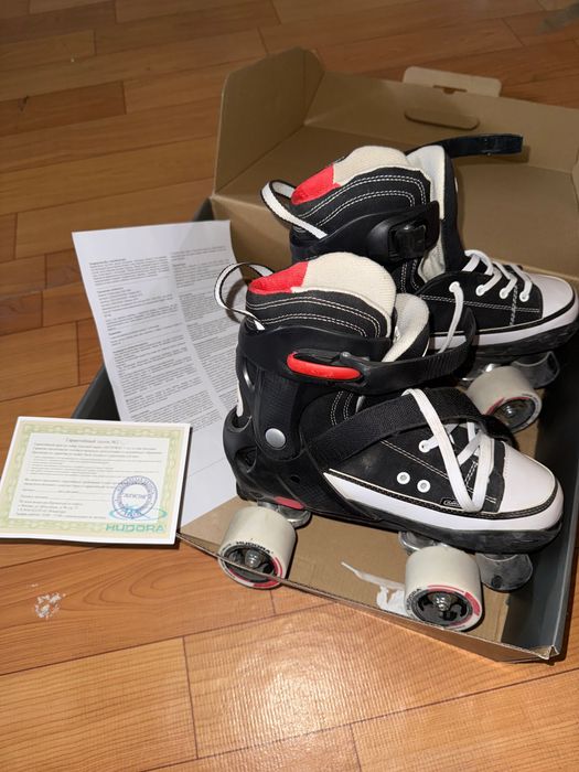 Ролики 4 парные очень удобные