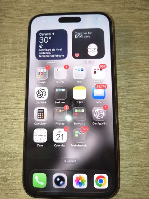 iPhone 14 Pro Max Midnight Purple 256 GB stare perfecta 10/10 estetic și functional