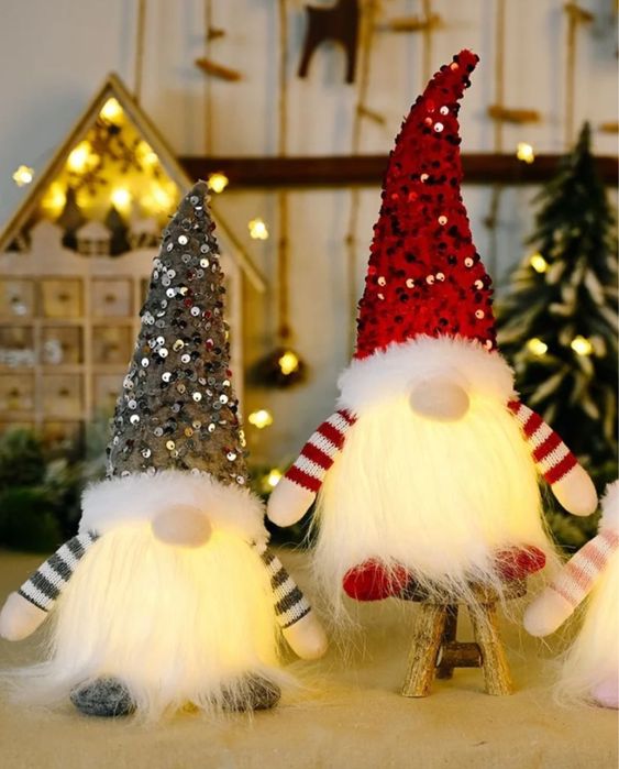 Светящийся гномик, ночник!