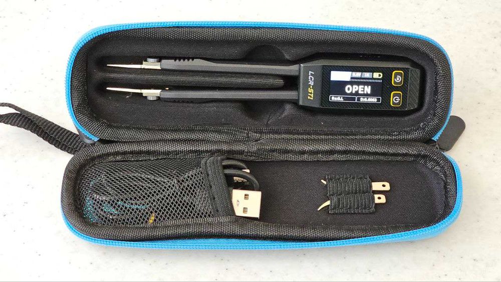 FNIRSI LCR-ST1 компактен  LCR/ESR метър