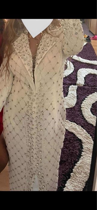 Rochie alba eleganta