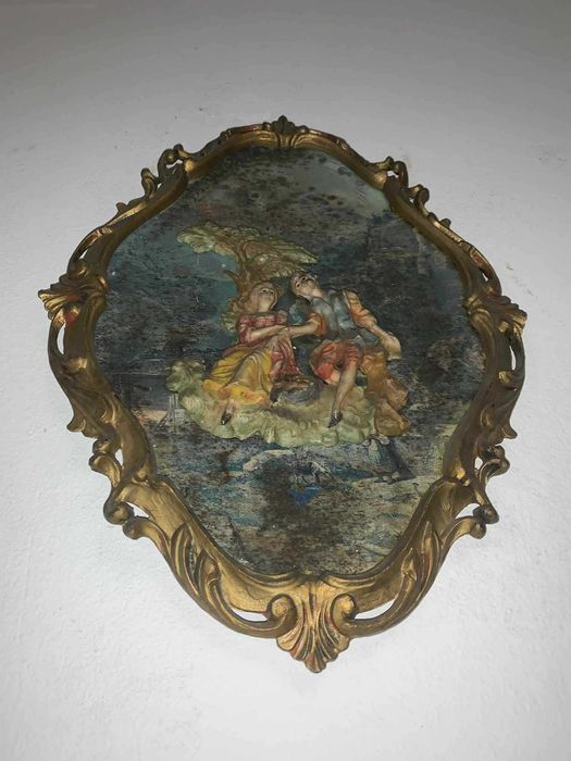 Set tablou cu tenta galanta rococo