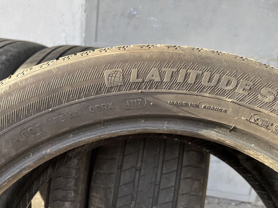 4 бр. летни гуми 255/45/20 Michelin DOT 0117 4-4,5 mm