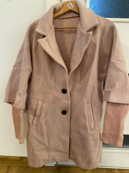 Розово зимно палто-XS/S