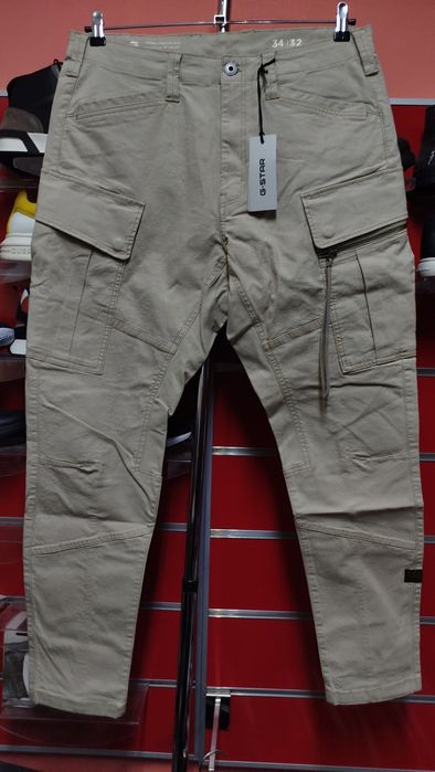 Оригинален карго панталон G-Star Raw Zip 3D Skinny W34 L32 нов мъжки