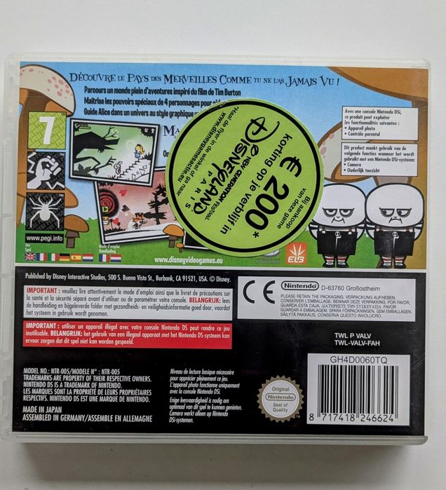 Alice in Wonderland Joc Nintendo DS 3DS