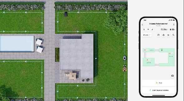 Robot de tuns gazonul, Mova M600,  fara fir perimetral,Garantie