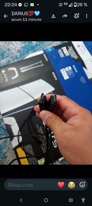 Cablu hdmi PS 5 original