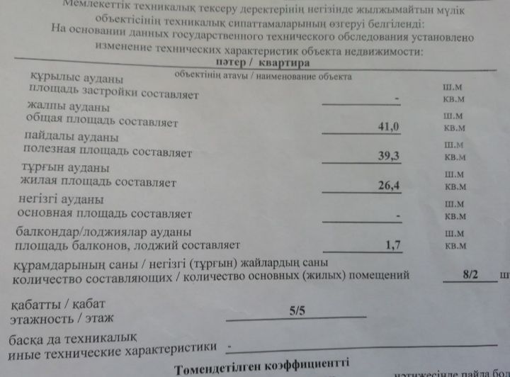 2 комнатная квартира Центр