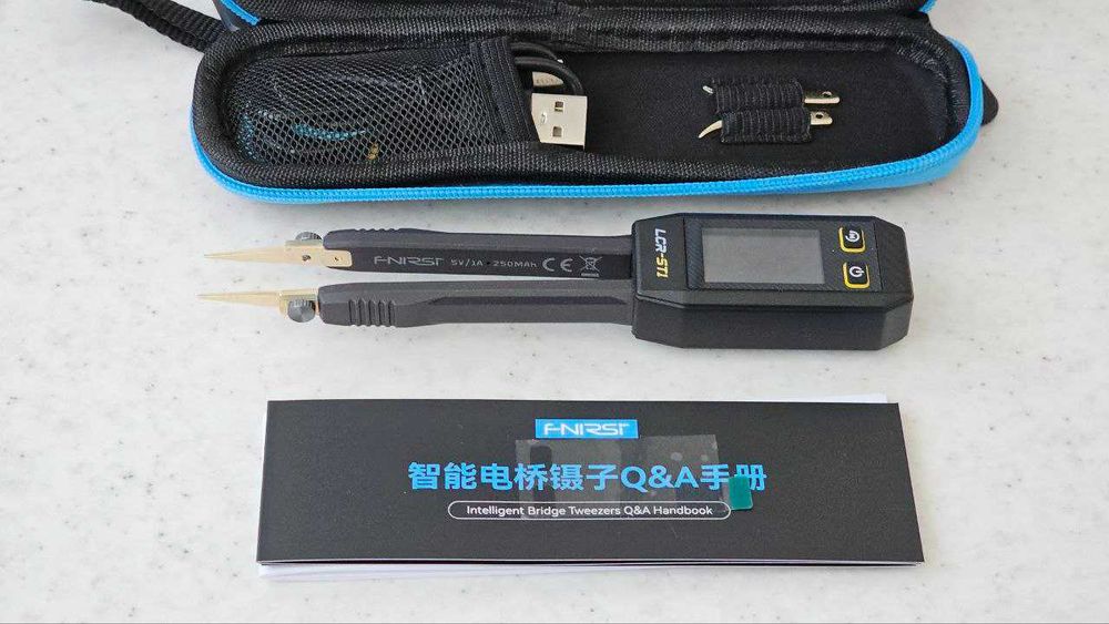 FNIRSI LCR-ST1 компактен  LCR/ESR метър