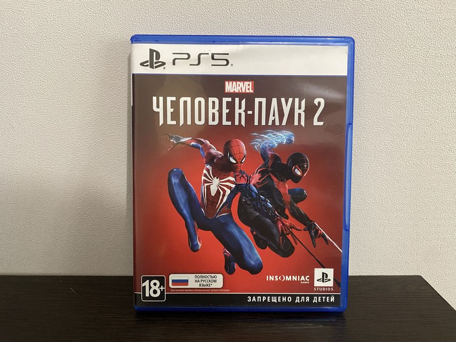 Человек паук 2 ps5 диск игра Spider man 2 пс5