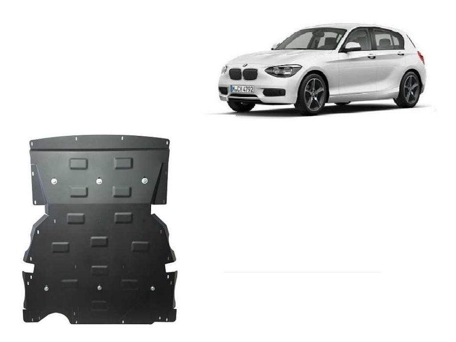 Метална кора под двигател и радиатор BMW Seria 1 F20 2010г +