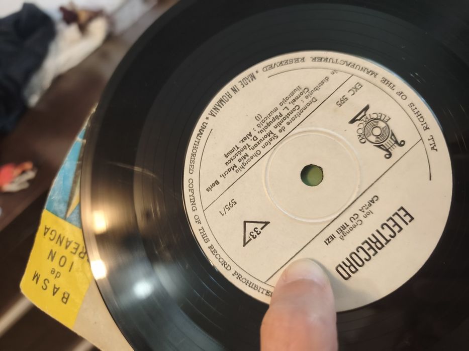 Disc vinil electrocord basm Capra cu trei iezi
