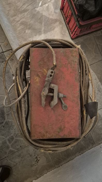 Советский сварочный аппарат, сварка