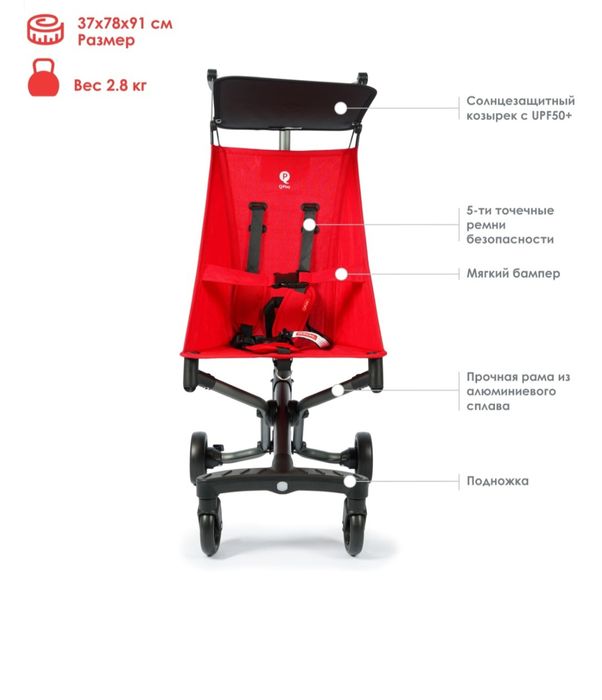 Коляска 4 кг удобный