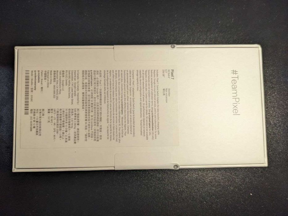 Телефон Google pixel 7 256/8 черный