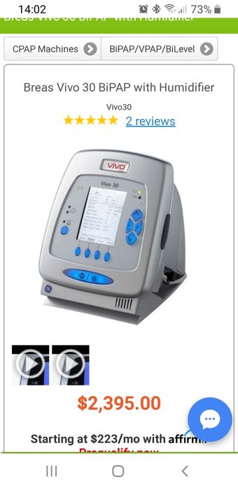 RESMED VS III, BREAS VIVO 40 , ISLEEP 20 sparate pentru aer ( OXIGEN)