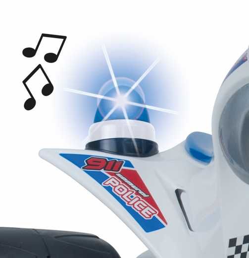 Motocicleta electrica Injusa Samurai police 6v