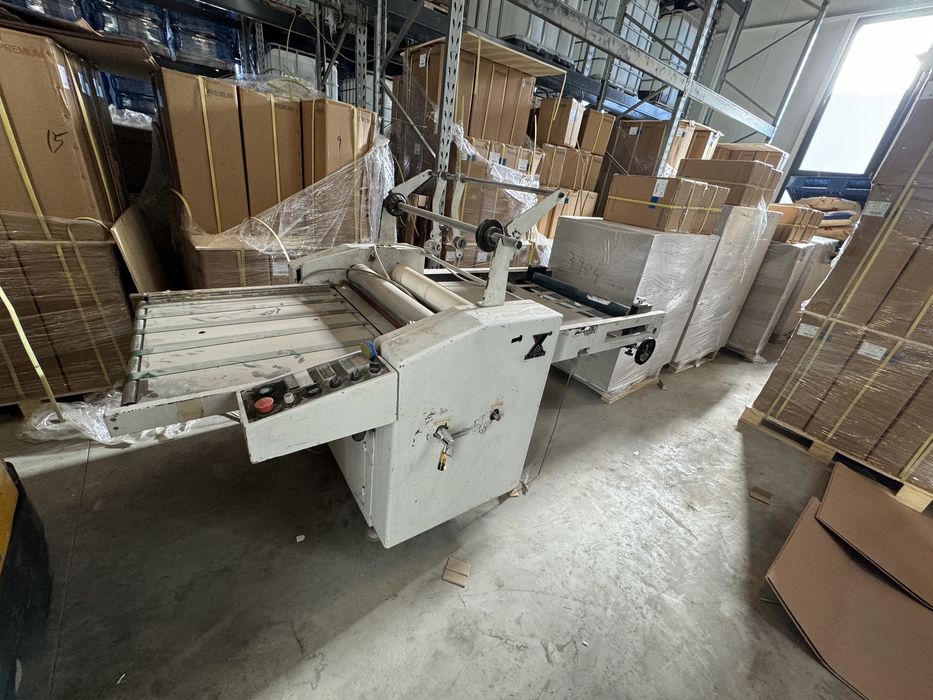 Masina plastifiat la cald, folie lucios/mat/auriu/argintiu.