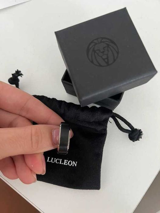 Inel barbati, Lucleon, din titan, marime 63