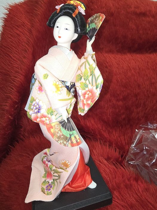 Японска кукла гейша и самурайски водач ръчна изработка.бр/ Japan doll