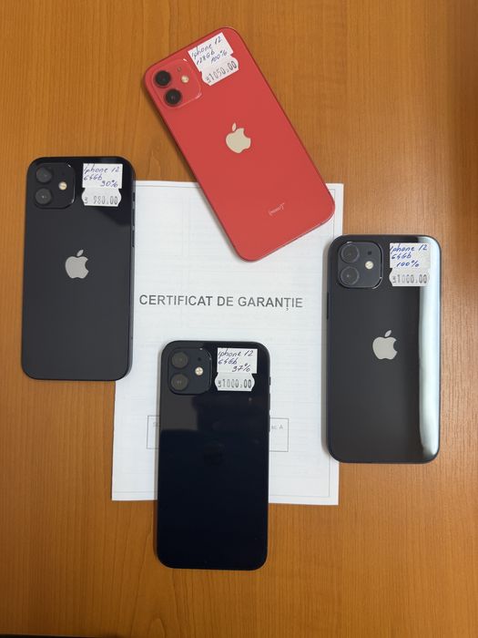 Iphone 12, diferite memorii si culori, garantie
