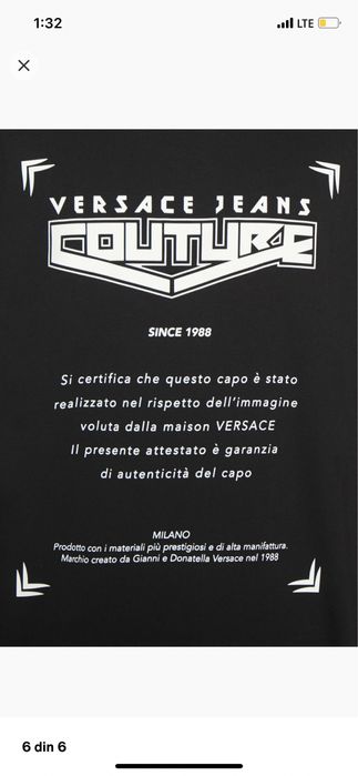 Tricou Versace Jeans Couture
