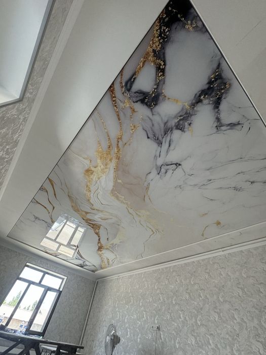 Натяжные потолки. Натяжной потолок   Natyajnoy potolok