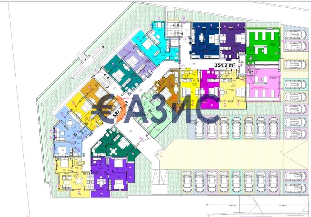 Продава се Двустаен апартамент в Приморско - 63 кв.м за 606 €/кв.м - Снимка #11