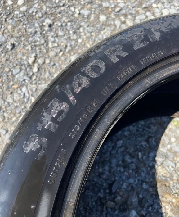 Летни гуми continental 315/40R21 два броя