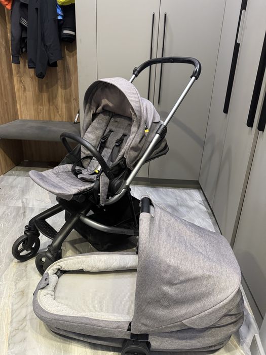 Коляска Easywalker mini, люлька и прогулочный блок