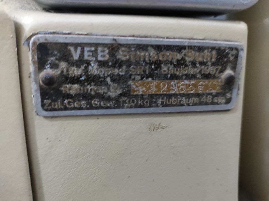 Симсон SR 1 1957