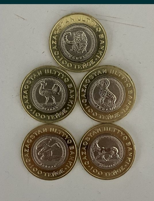 Продам монеты номиналом 100тенге
