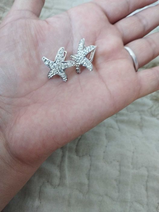 Серебро серьги Kumush zirak sirg'alar