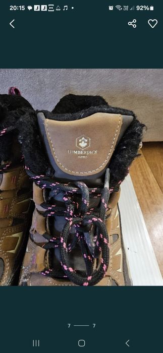 Ботинки зимние 35р