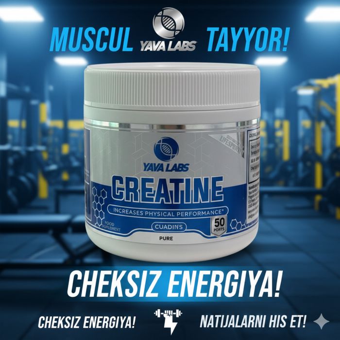 Kreatin Monogidrat Yava Labs — 50 porsiya (150 gr) orginal