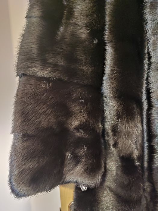 Шуба норковая черный бриллиант