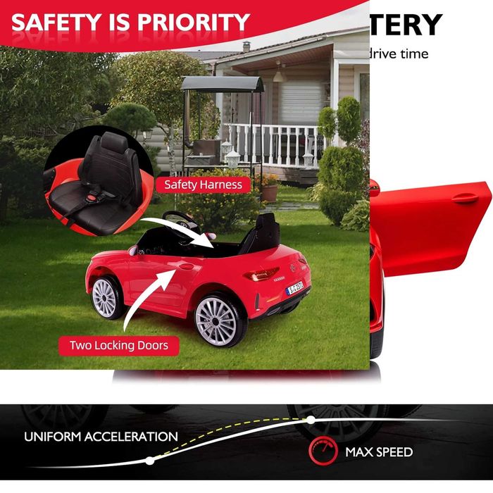 Акумулаторна кола Mercedes Benz CLS350 Металик боя 12V с меки гуми.