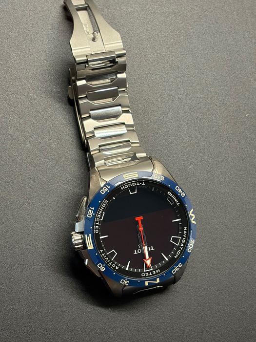 Tissot T-Touch Connect Solar Titanium 47.5 mm, Смарт Часовник iOS, Android