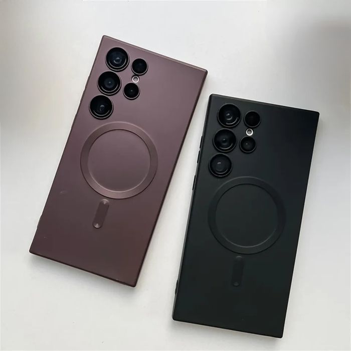 Матов Силиконов MAGSAFE Кейс за Samsung Galaxy S25 / S24 / S23 S22 Ult